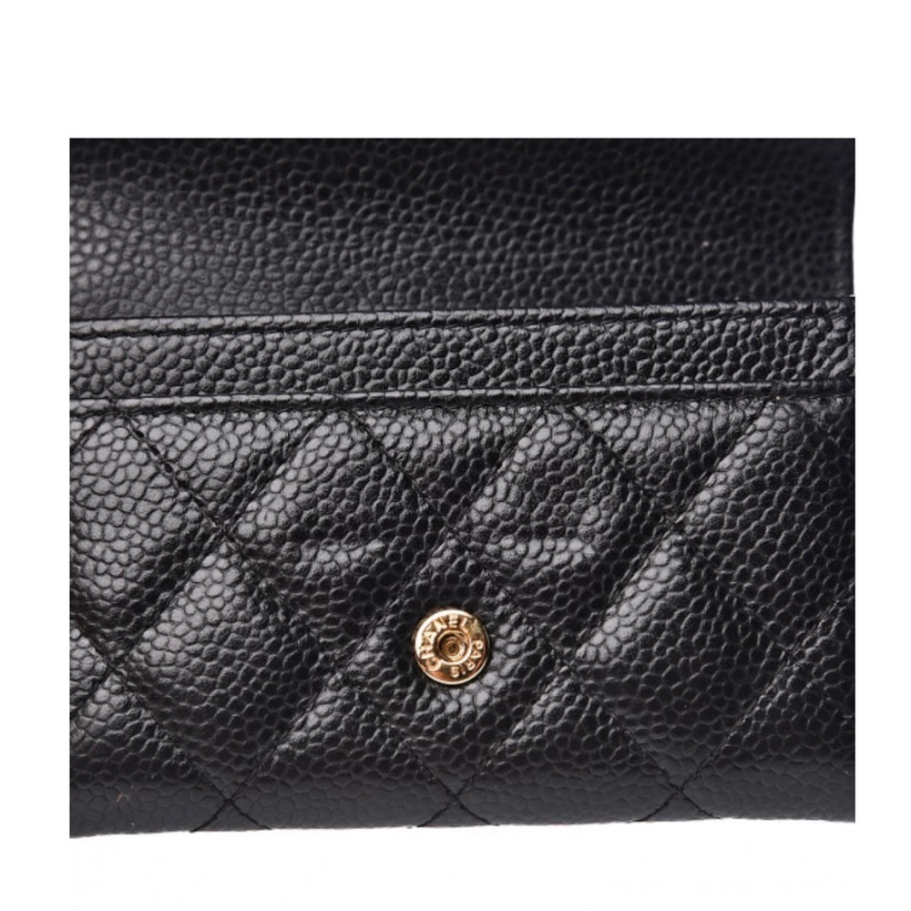 Authentic Chanel Caviar Quilted Flap Card Holder Wallet - Picture 8 of 8